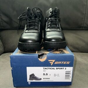 Bates women’s 5.5 Tactical Sport 2 mid lace up work Black Boots